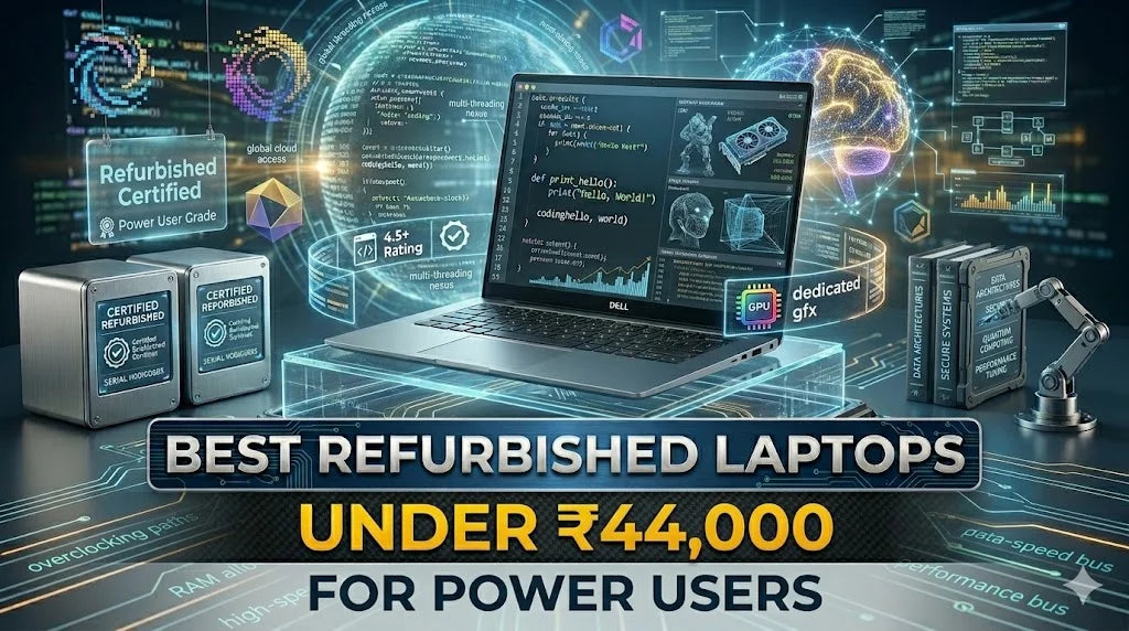 Best Refurbished Laptops Under ₹44,000 for Power Users