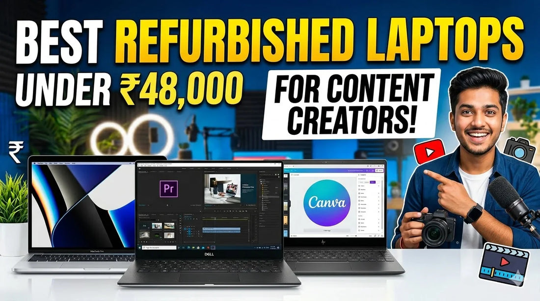 Best Refurbished Laptops Under ₹48,000 for Content Creators
