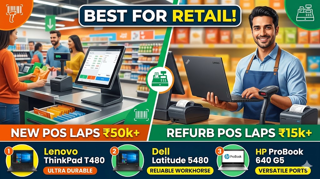 Best Refurbished Laptops for Retail POS & Billing Software
