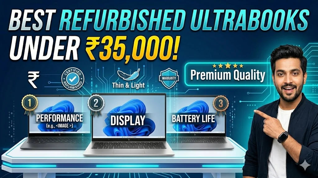Best Refurbished Ultrabooks Under ₹35,000
