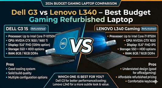 Dell G3 vs Lenovo L340 – Best Budget Gaming Refurbished Laptop