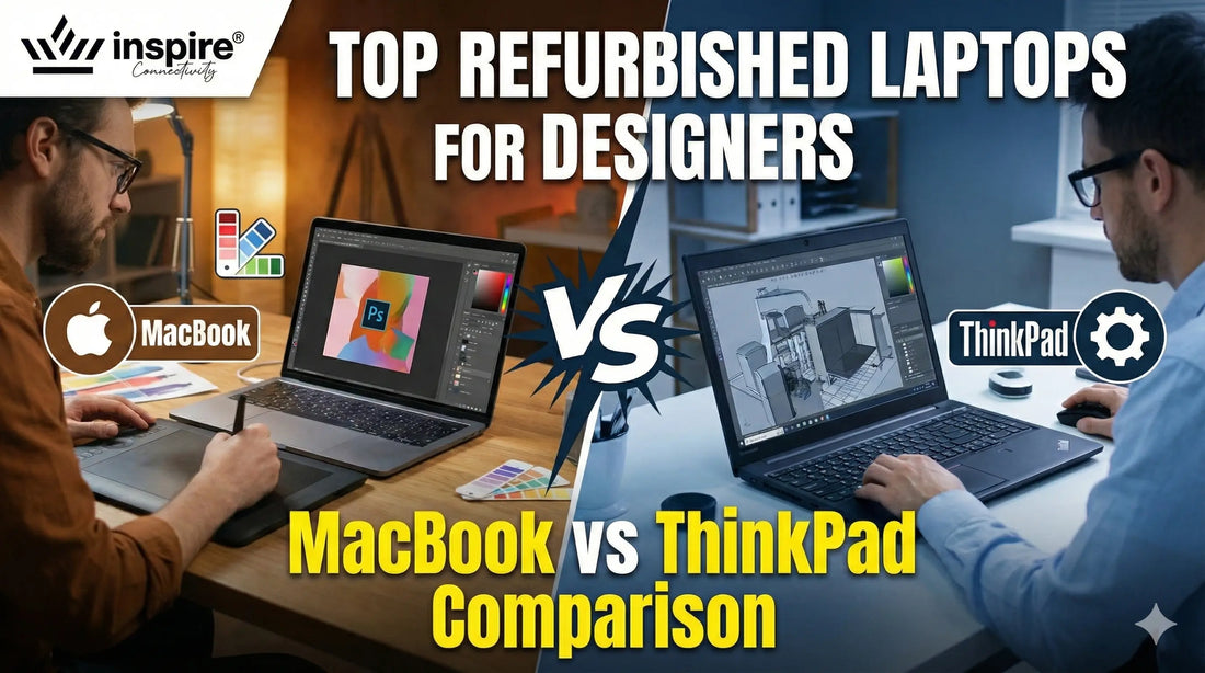Top Refurbished Laptops for Designers (MacBook vs ThinkPad Comparison)