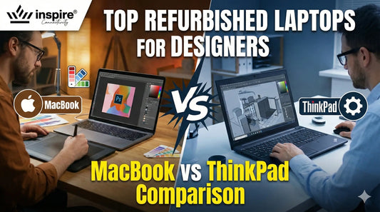 Top Refurbished Laptops for Designers (MacBook vs ThinkPad Comparison)