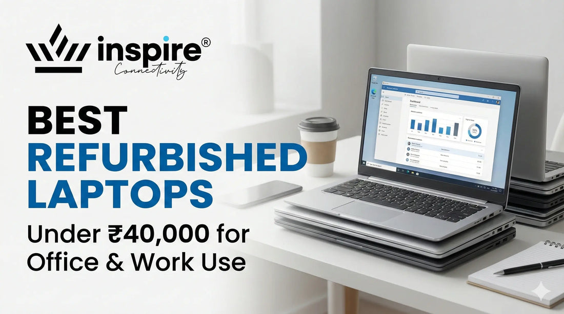 Best Refurbished Laptops Under ₹40,000 for Office & Work Use