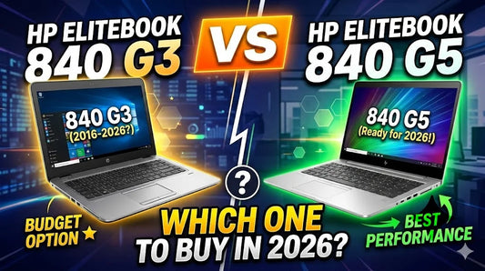 HP EliteBook 840 G3 vs G5 Refurbished – Which One Should You Buy in 2026?