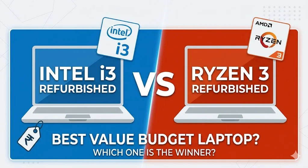 Intel i3 vs Ryzen 3 Refurbished Laptops – Best Under Budget?