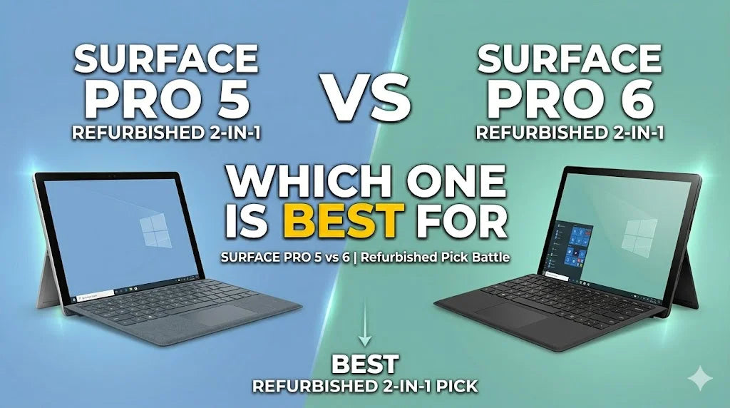 Surface Pro 5 vs Surface Pro 6 – Best Refurbished Pick