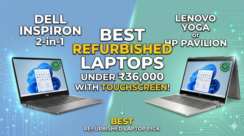 Best Refurbished Laptops Under ₹36,000 With Touchscreen