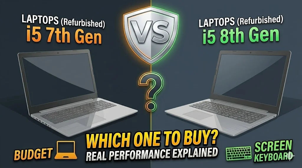 i5 7th Gen vs i5 8th Gen Refurbished Laptops Real Performance Difference Explained