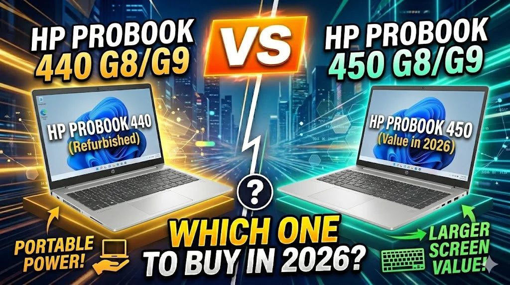 HP ProBook 440 vs 450 Refurbished Which One Offers Better Value in 2026