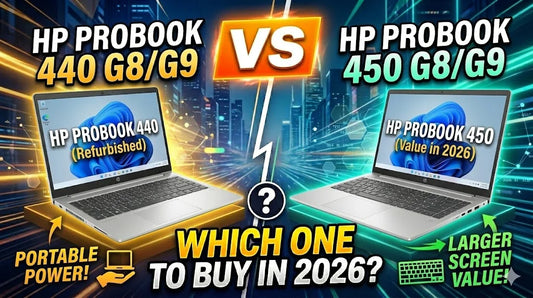 HP ProBook 440 vs 450 Refurbished Which One Offers Better Value in 2026