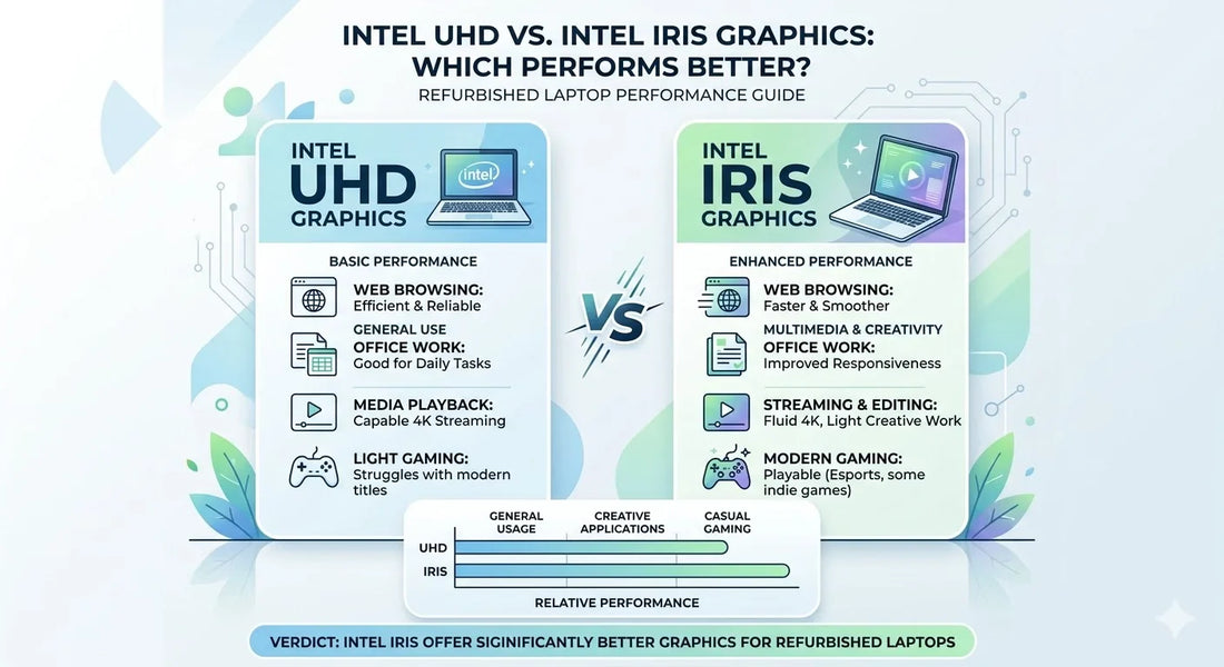 Intel UHD vs Iris Graphics – Which Performs Better in Refurbished Laptops?