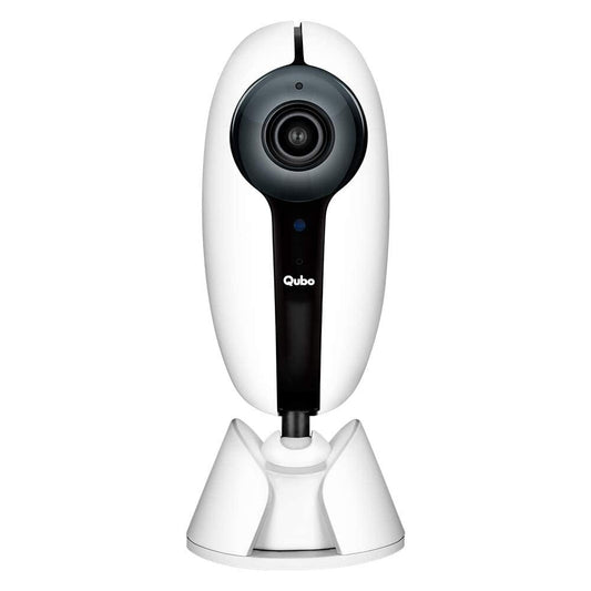 Qubo Outdoor Security Camera (White) from Hero Group | Made in India | IP65 All-Weather | CCTV Wi-Fi Camera | Night Vision | 1080p Full HD | Mobile App Connectivity | Cloud & SD Card Recording