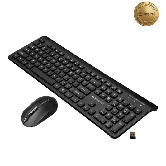 Zebronics Zeb-Companion 105 | Wireless Keyboard & Mouse Combo