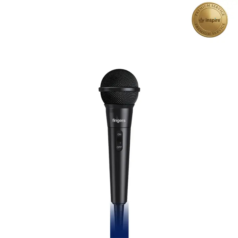 Fingers W5 Wired Microphone - Plug and Play USB/3.5mm Mic for Recording and Streaming