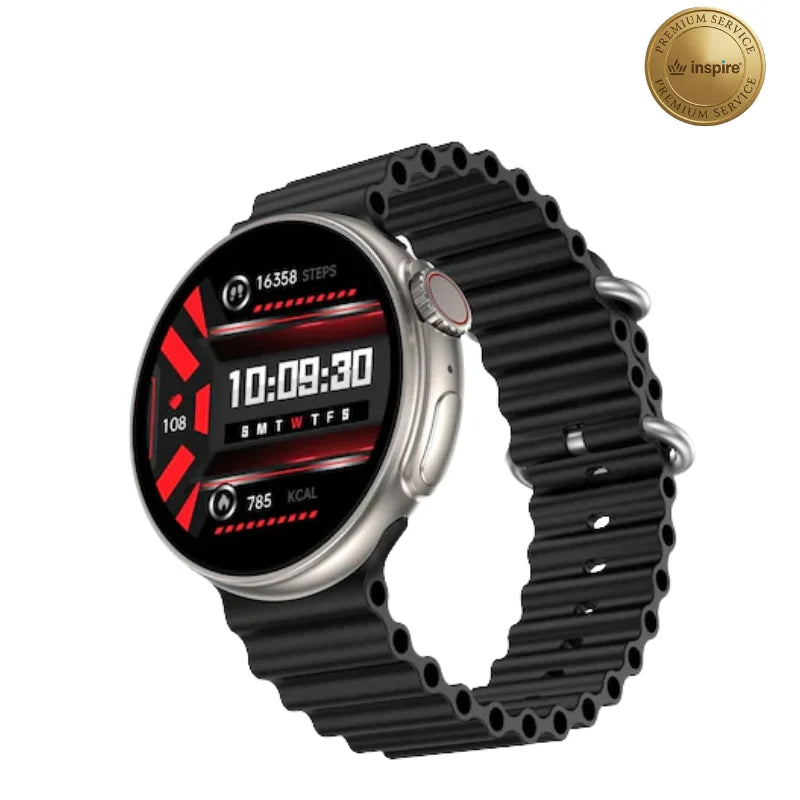 Fireboltt Asteroid Smartwatch with Bluetooth Calling - Smart Watch with Square Dial, SpO2 and Heart Rate Monitor